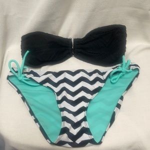 Wet Seal Bikini Top & Hula Honey Bottoms set